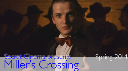 Daniel Dingsdale in Secret Cinema: Miller's Crossing