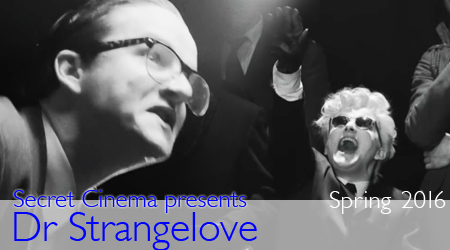 Daniel Dingsdale in Secret Cinema: Dr Strangelove
